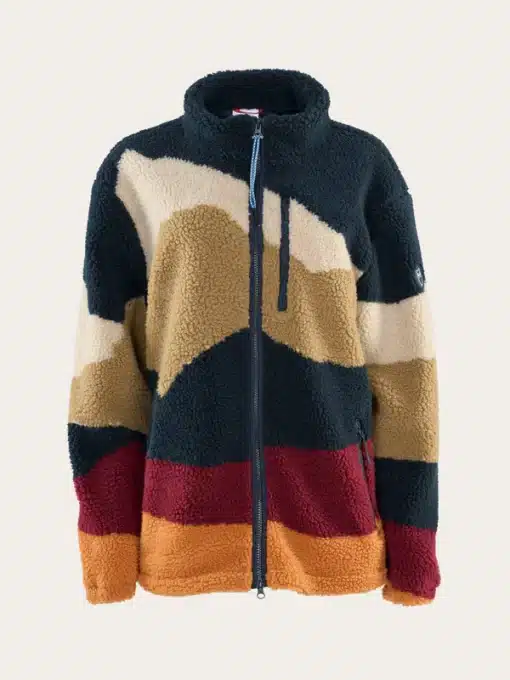 Knowledge Cotton Apparel Teddy AO Oversized Zip