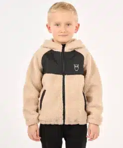 Knowledge Cotton Apparel Teddy Zip Jacket Junior