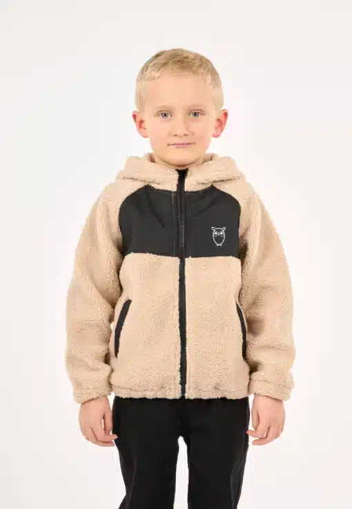 Knowledge Cotton Apparel Teddy Zip Jacket Junior