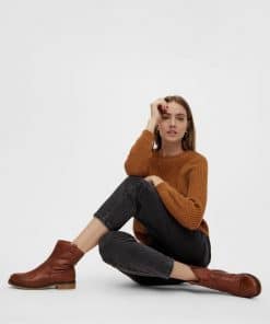 Bianco Biaatalia Winter Leather Boots Cognac