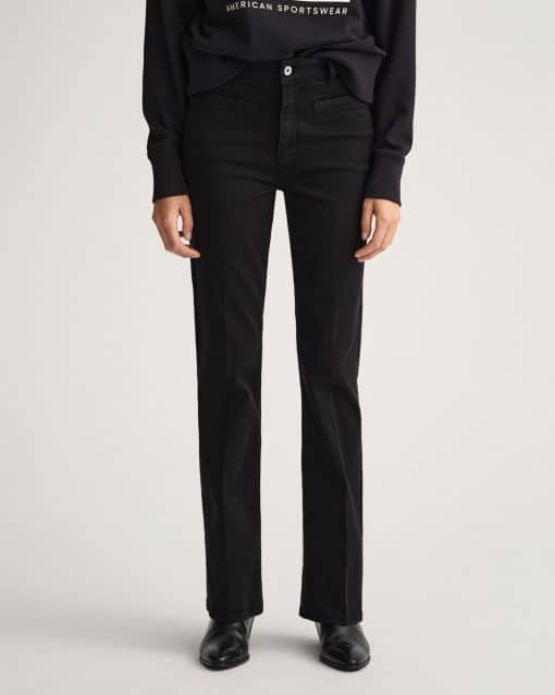 Gant Woman Flare Color jeans Ebony Black