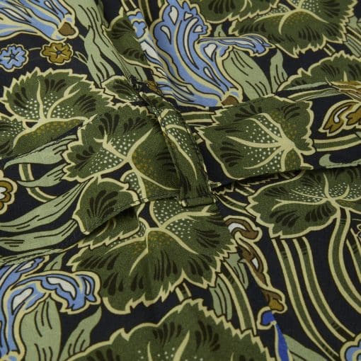 Stenströms Beatrice Green Viscose Floral Dress