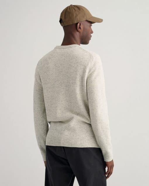Gant Neps Melange Knit Cream