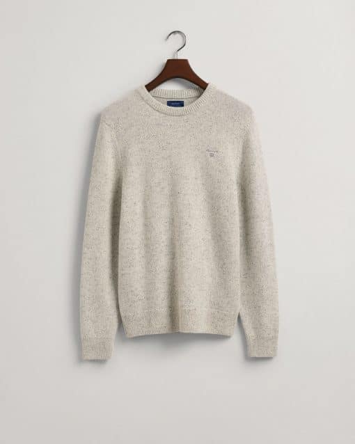Gant Neps Melange Knit Cream