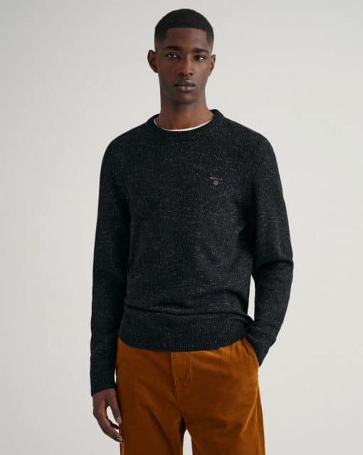 Gant Neps Melange Knit Washed Out Black