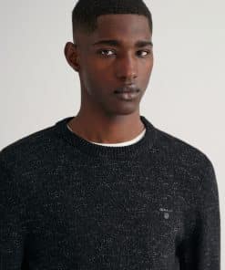 Gant Neps Melange Knit Washed Out Black