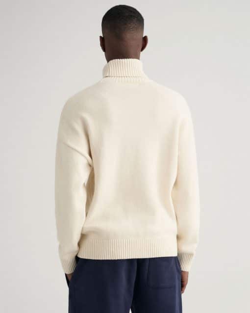 Gant Crest Shield Rollneck Cream