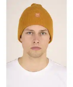 Knowledge Cotton Apparel Leaf Organic Wool Beanie Desert Sun