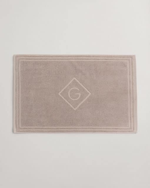 Gant Home G Shower Mat Silver Sand