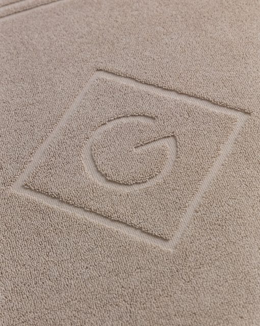 Gant Home G Shower Mat Silver Sand