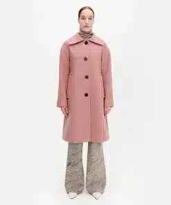 Marimekko Hedda Solid Wool Coat