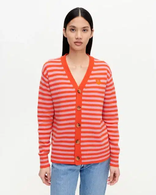 Marimekko Sif Tasaraita Unikko Cardigan