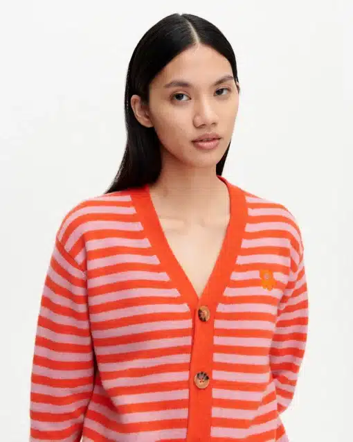 Marimekko Sif Tasaraita Unikko Cardigan
