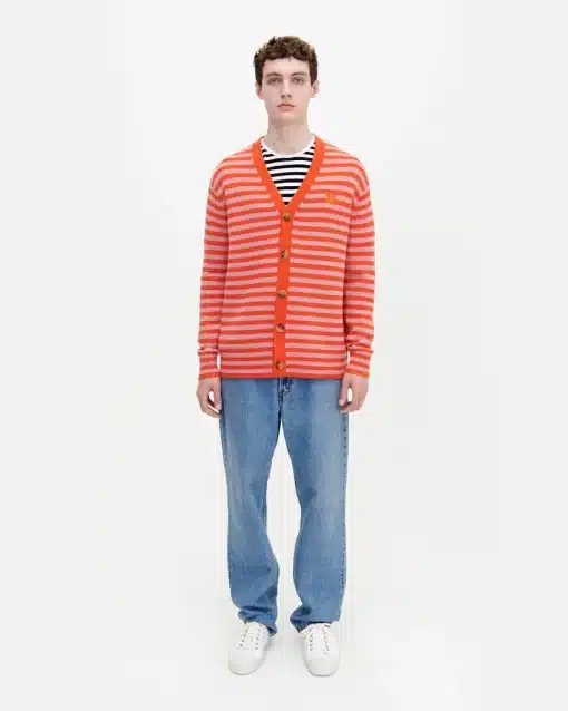 Marimekko Sif Tasaraita Unikko Cardigan