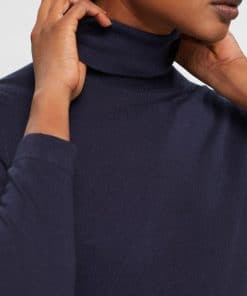 Esprit Roll Neck Sweater Navy