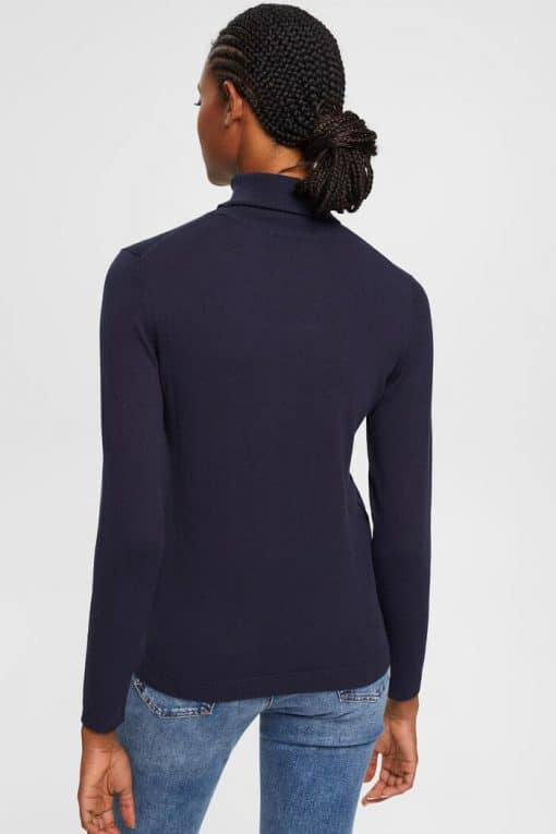 Esprit Roll Neck Sweater Navy