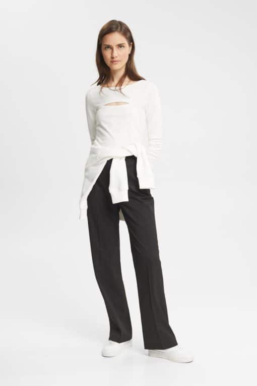 Esprit Wide Leg Pants Black