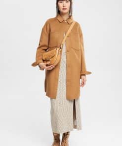 Esprit Shacket Coat Caramel