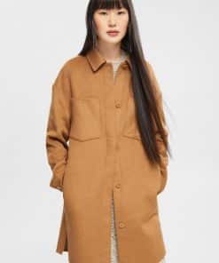 Esprit Shacket Coat Caramel