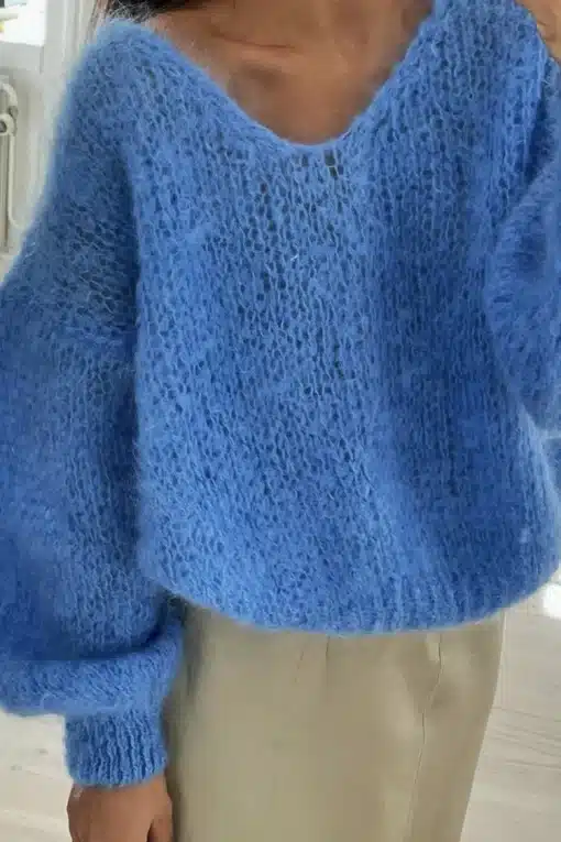 Americandreams Milana Mohair Knit Sky Blue