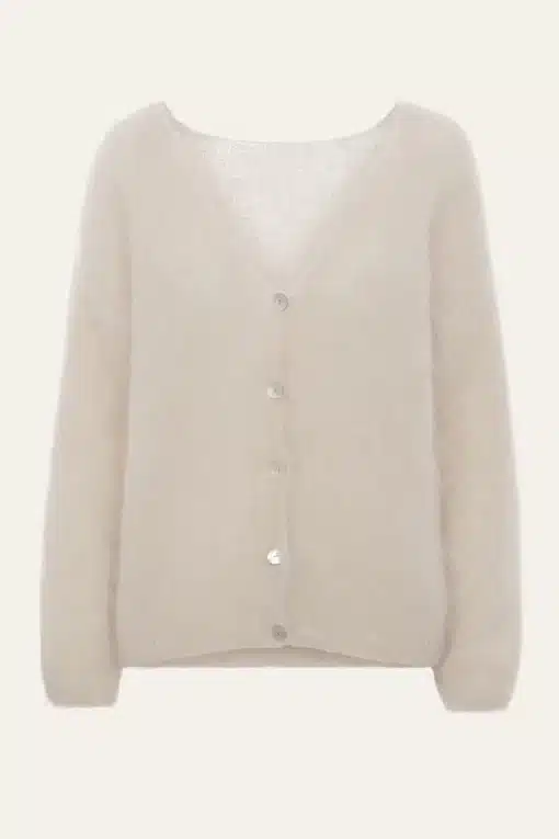 Americandreams Cornelia Ls Cardigan Beige