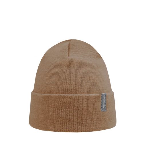 Superyellow Amalia Merino Wool Beanie Toffee