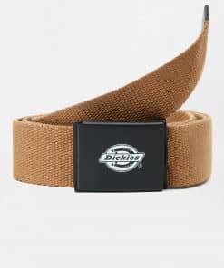 Dickies Orcutt Logo Buckle Belt Brown Duck