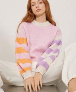 Envii Enhero Knit Pink Stripe Mix