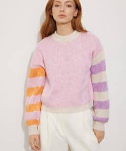 Envii Enhero Knit Pink Stripe Mix