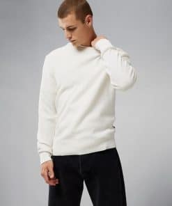 J.Lindeberg Oliver Structure Sweater Cloud White