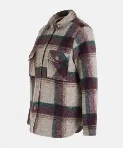 Peak Performance Kelly Wool Shirt Jacket Women Check