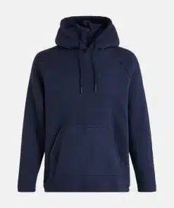 Peak Performance Fleece Hood Men Blue Shadow