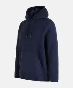 Peak Performance Fleece Hood Men Blue Shadow