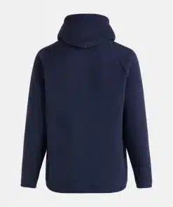 Peak Performance Fleece Hood Men Blue Shadow