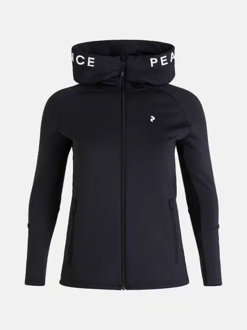 Peak Performance Rider Zip Hood Women Black