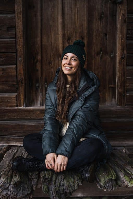 Superyellow Kide Beanie Dark Green