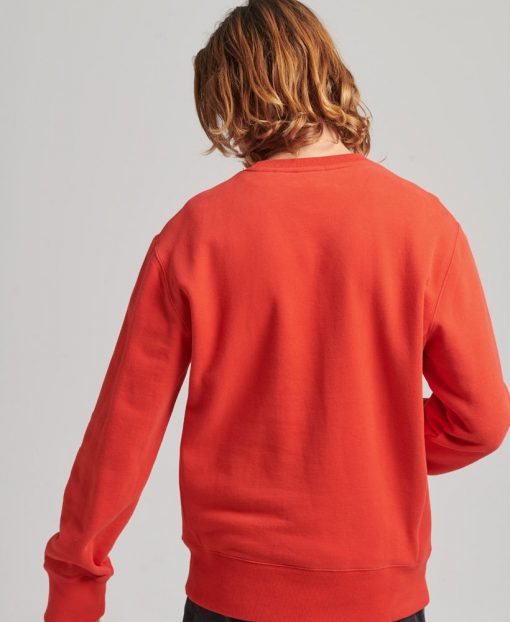 Superdry Expedition Loose Crew Sweatshirt Bright Red