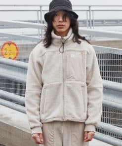 Makia Women Penger Fleece Jacket Off White