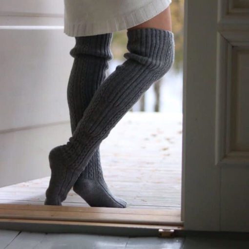 Pura Long Wool Socks Grey