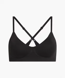 Calvin Klein Light Lined Bonded Flex Bralette Black