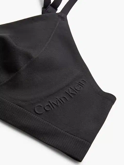Calvin Klein Light Lined Bonded Flex Bralette Black