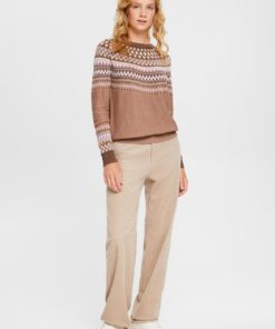 Esprit Jaquard Sweater Taupe