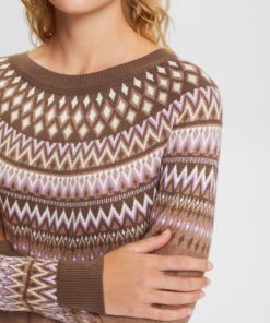 Esprit Jaquard Sweater Taupe