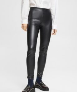 Esprit PU Leggings Black