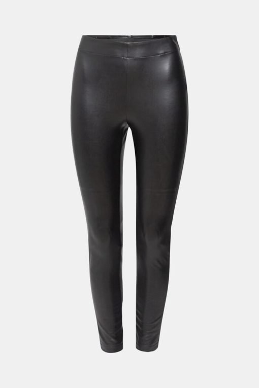 Esprit PU Leggings Black
