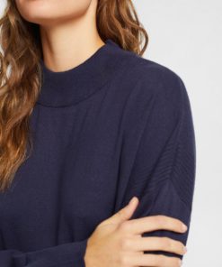 Esprit Knitted Dress Navy