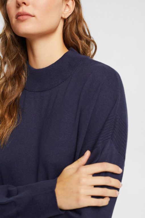 Esprit Knitted Dress Navy