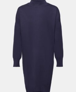 Esprit Knitted Dress Navy
