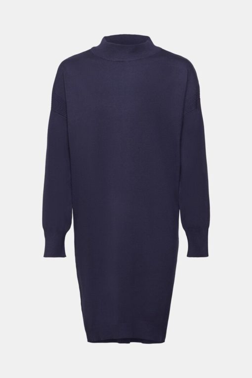 Esprit Knitted Dress Navy