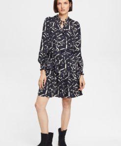 Esprit Graphic Dress Black